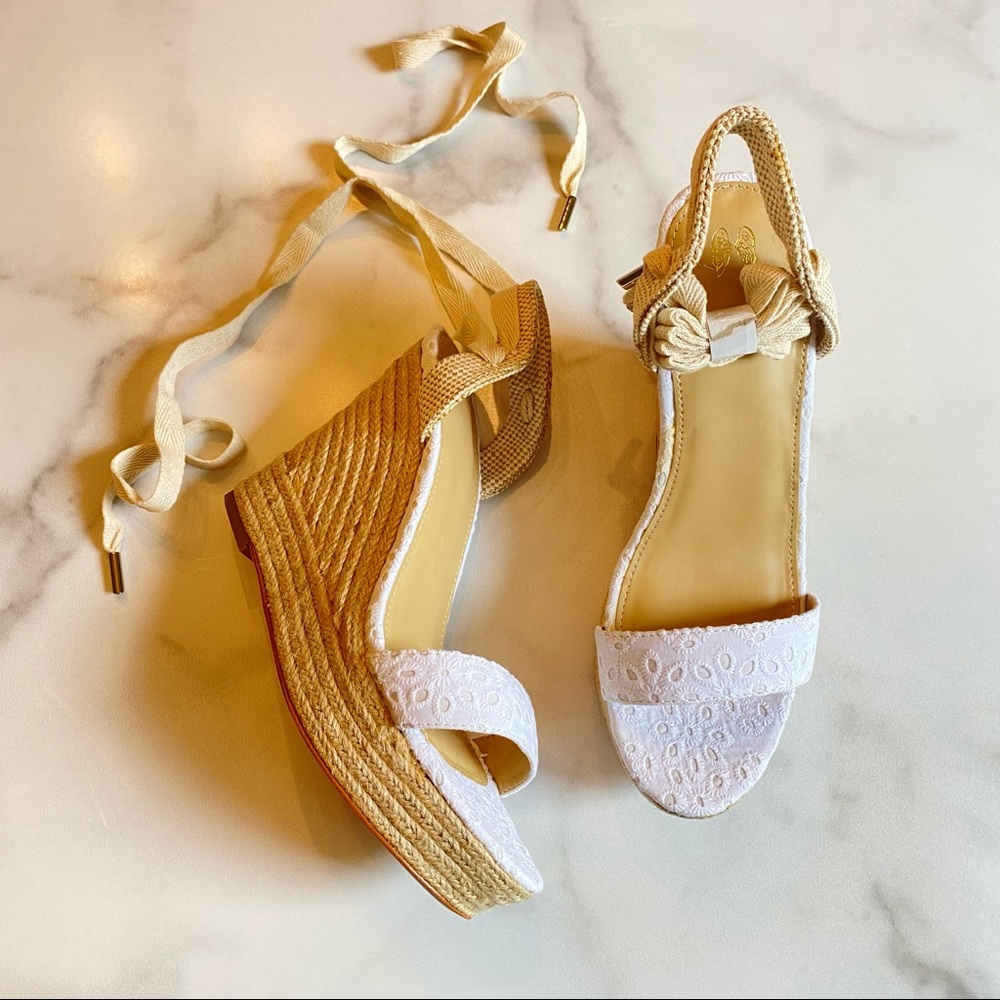 Victoria’s Secret Eyelet Espadrille Wedges